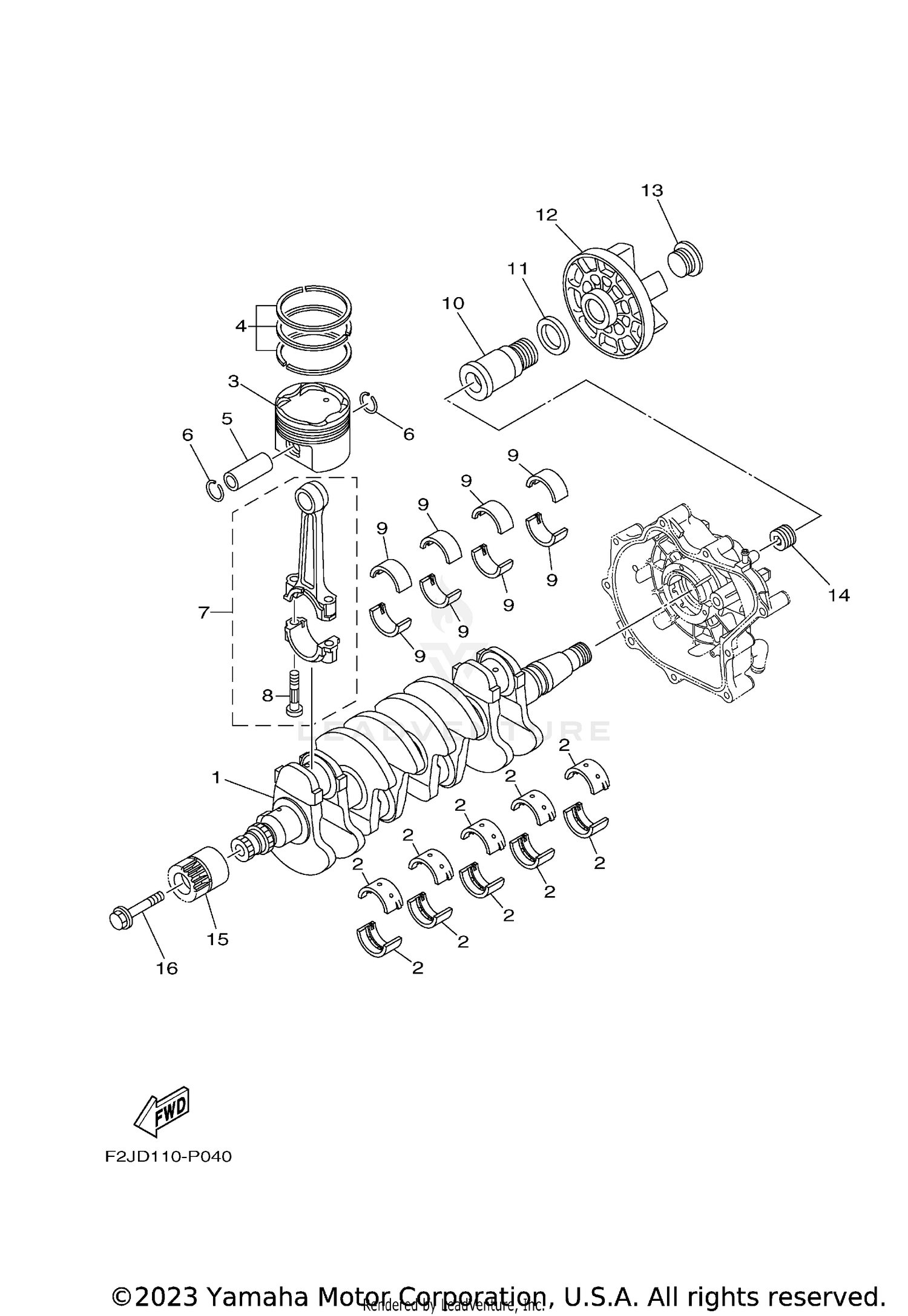CRANKSHAFT PISTON