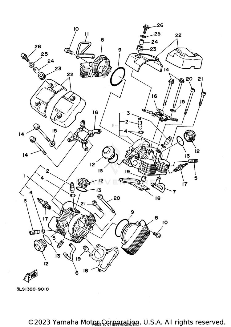 Cylinder Head Schematic