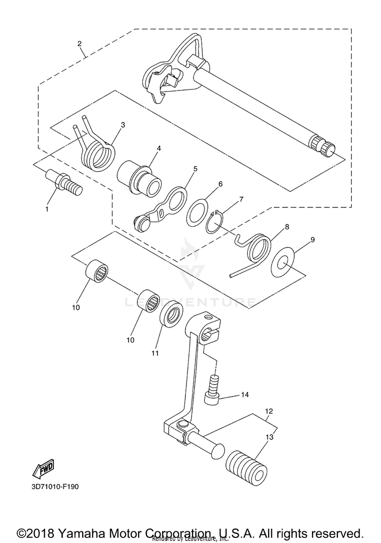Shift Shaft Schematic