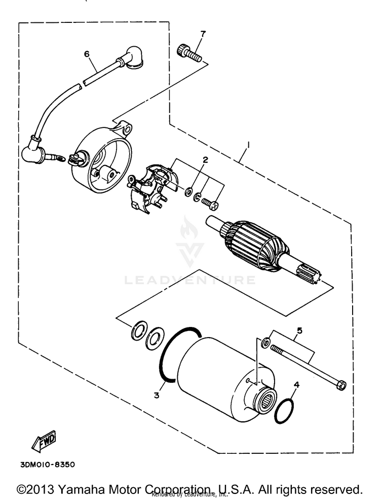 Starting Motor Schematic
