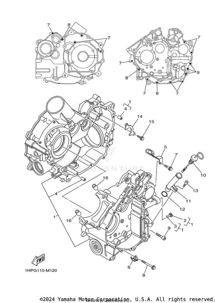 Crankcase Schematic