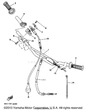 Handlebar - Cable Schematic