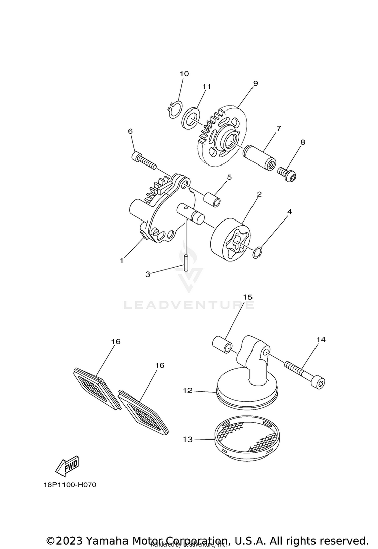 Oil Pump Schematic