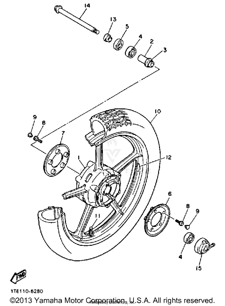 Front Wheel Schematic