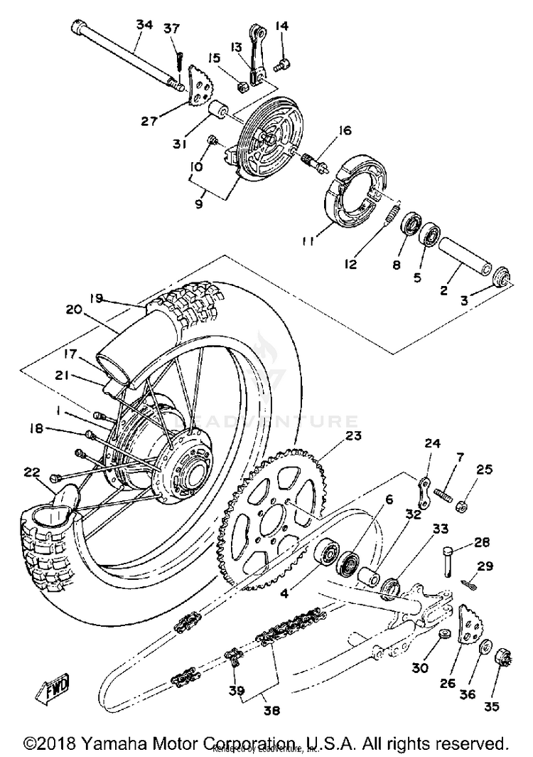 Rear Wheel Schematic