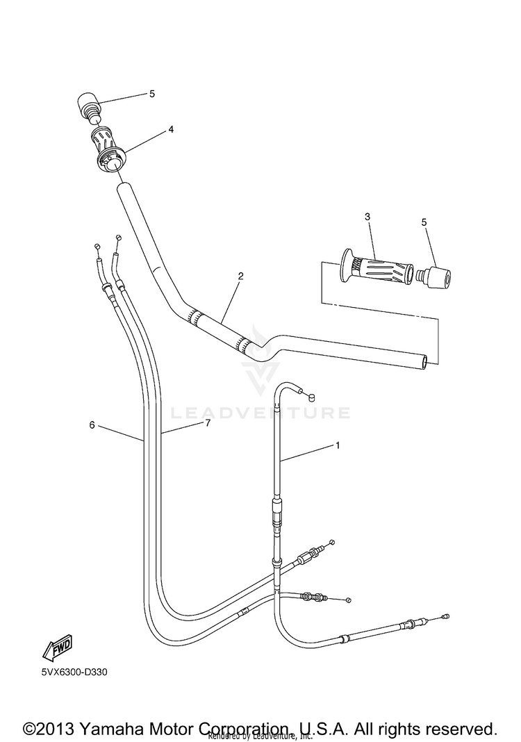 Steering Handle Cable Schematic