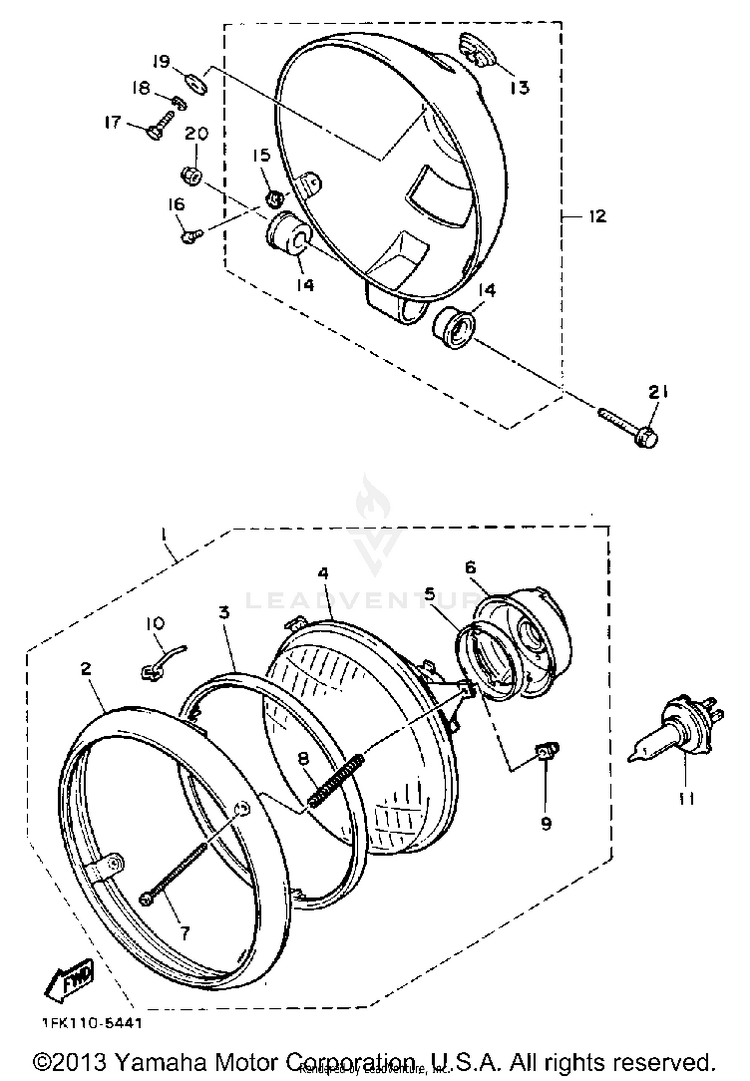 Headlight Schematic