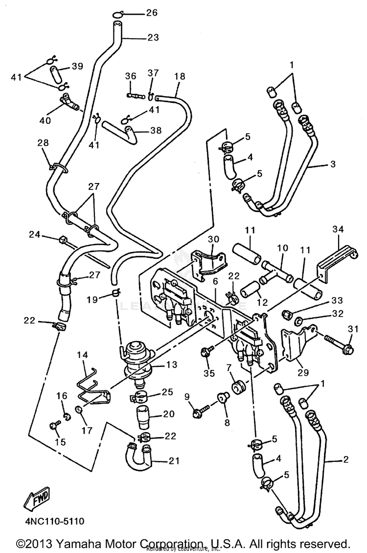 Emission Control Device California Only Schematic