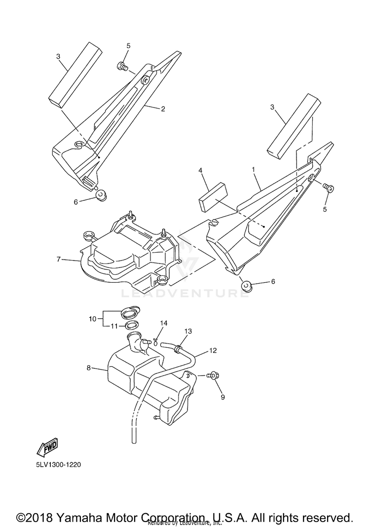 Side Cover FZ1 (CA Ed.) - FZ1TC - 2005 Schematic