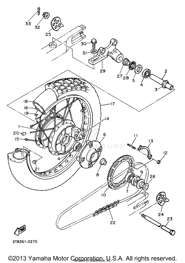 Rear Wheel Schematic