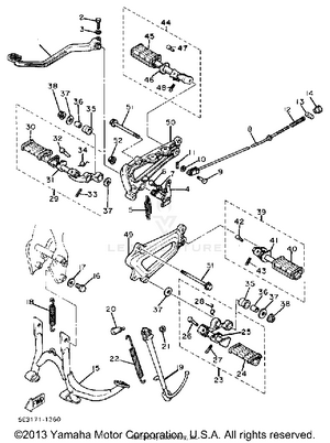 Stand Footrest Schematic