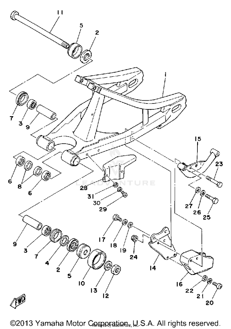 Rear Arm Schematic