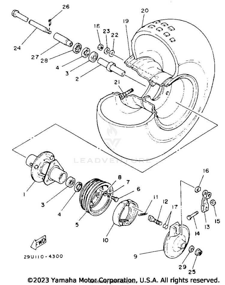 Front Wheel Schematic