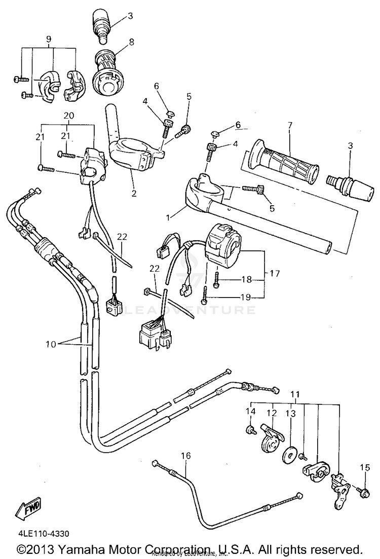 Steering Handle Cable Schematic