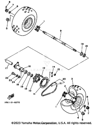 Rear Wheel Schematic