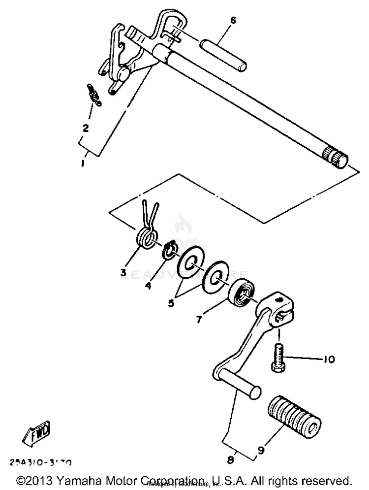 Shift Shaft Schematic