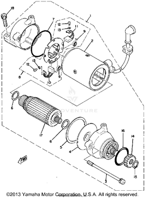 Starting Motor Schematic