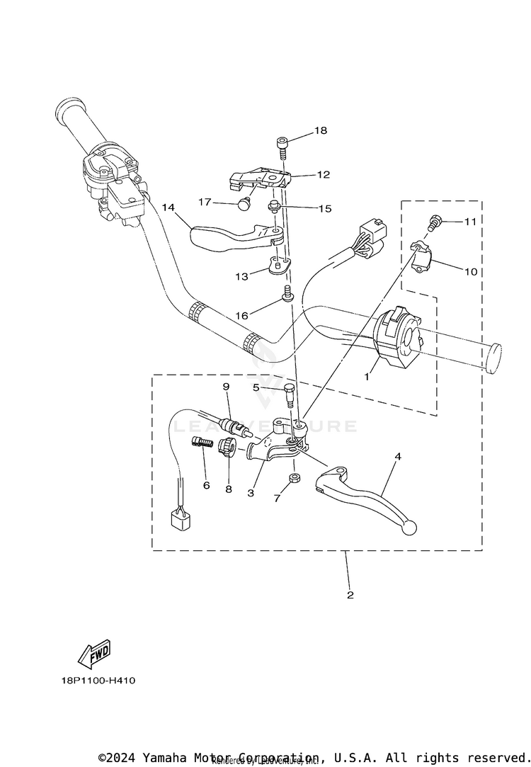 Handle Switch & Lever Schematic
