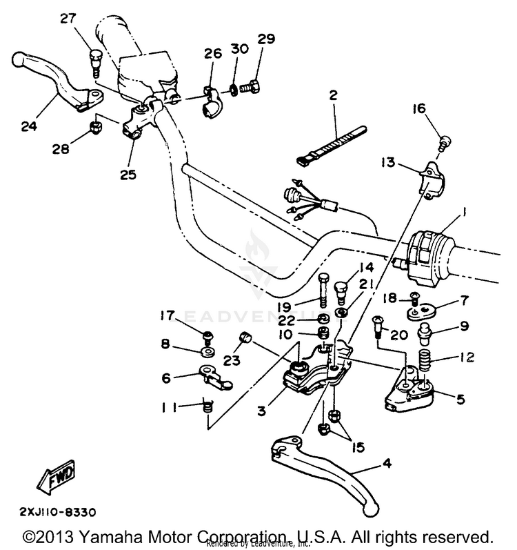 Handle Switch Lever Schematic