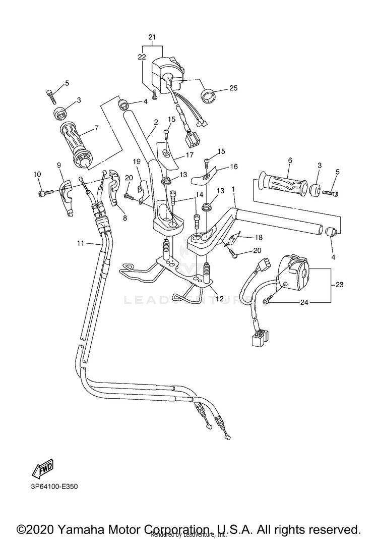 Steering Handle Cable Schematic