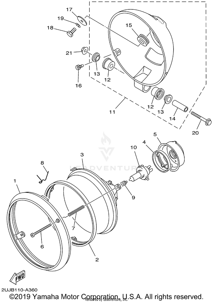 Headlight Schematic