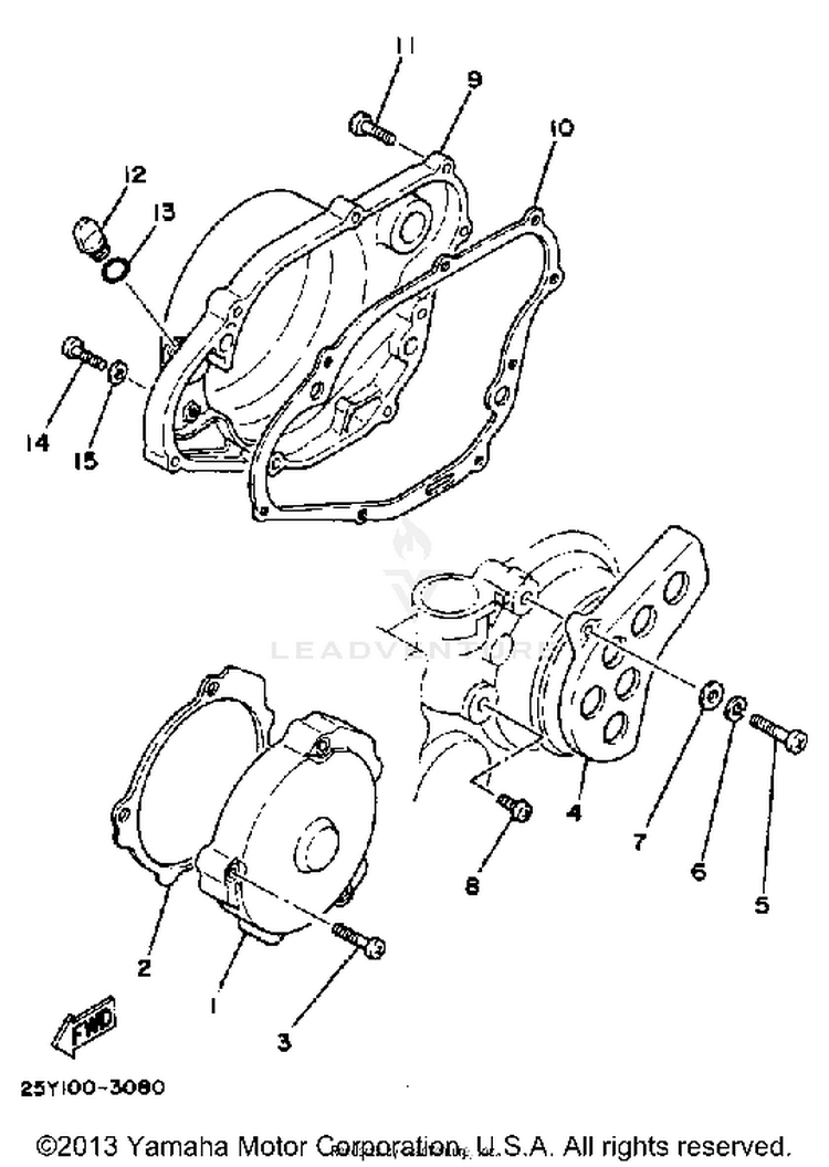Crankcase Cover Schematic