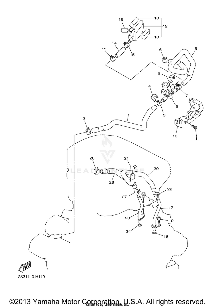 Air Induction System Schematic