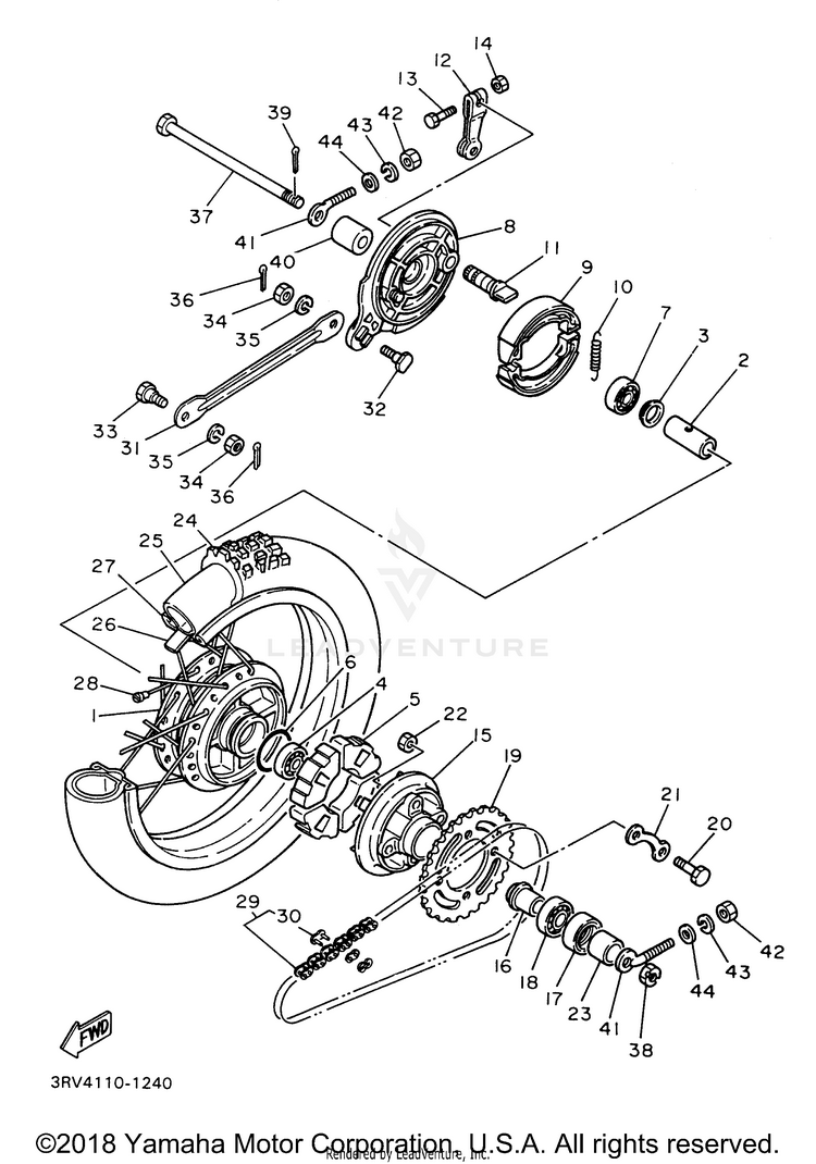 Rear Wheel Schematic