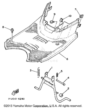 Stand - Footrest Schematic