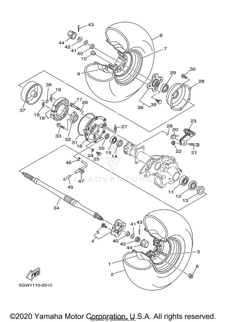 Rear Wheel Schematic