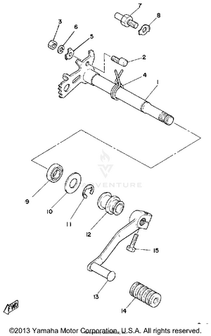 Shift Shaft Pedal Schematic