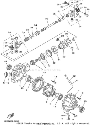 Front Differential Schematic