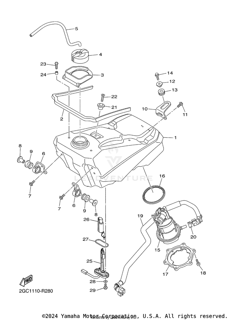 Fuel Tank Schematic