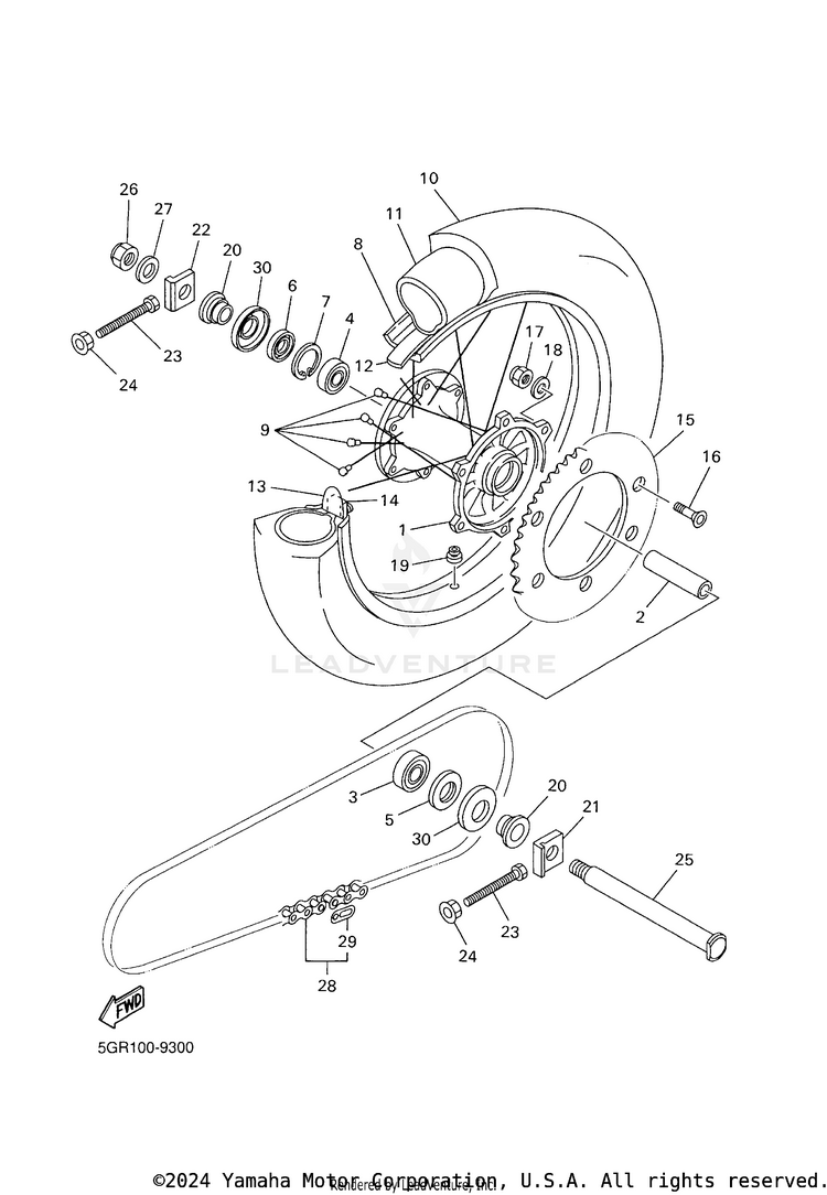 Rear Wheel Schematic