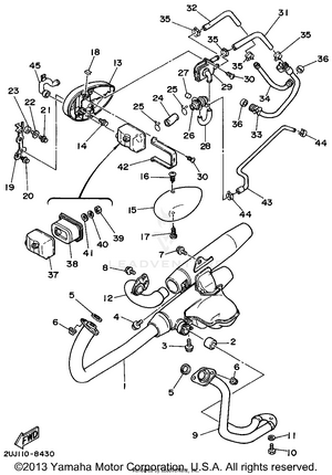 Exhaust California Only Schematic