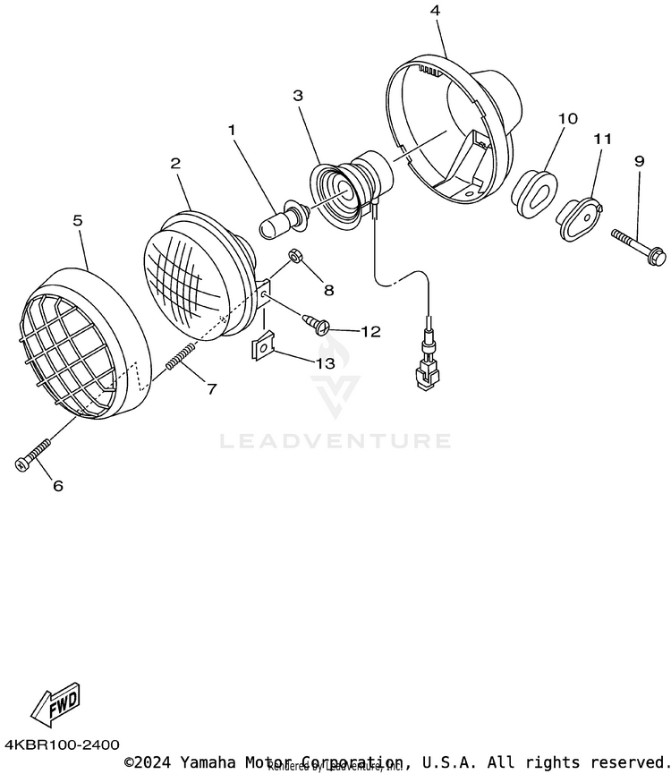 Headlight Schematic