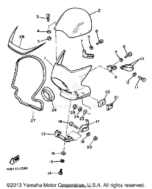 Fairing Cowling Schematic