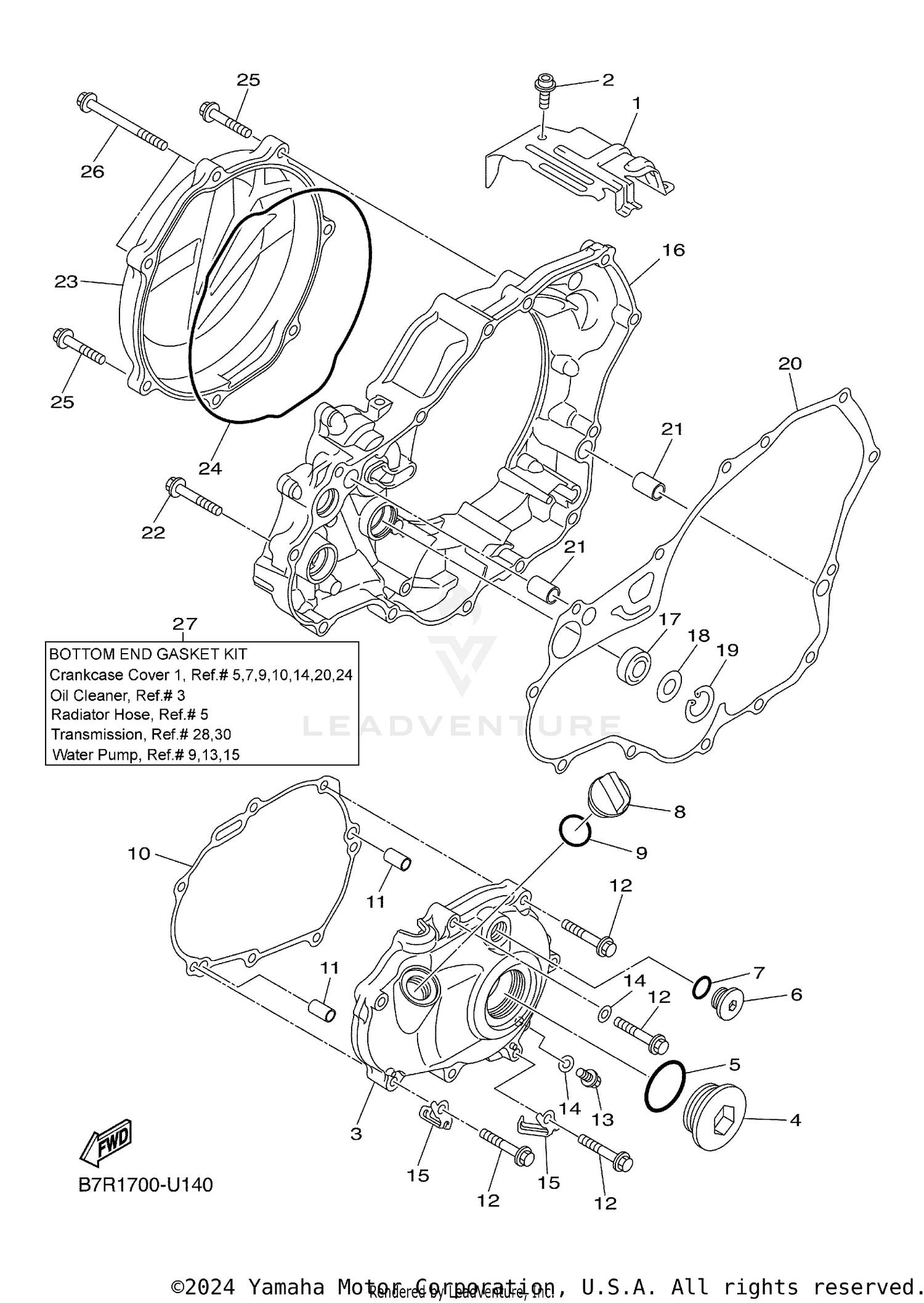 CRANKCASE COVER 1