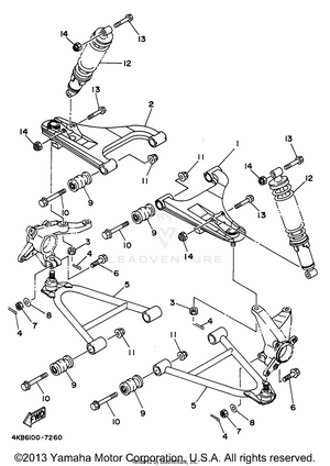 Front Suspension Wheel Schematic