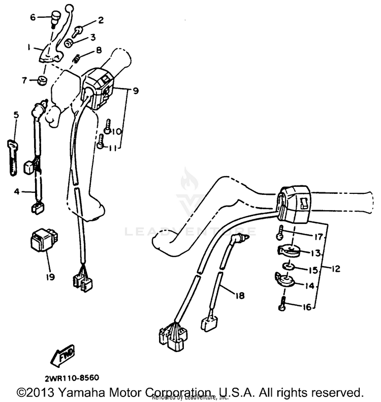 Handle Switch Lever Schematic