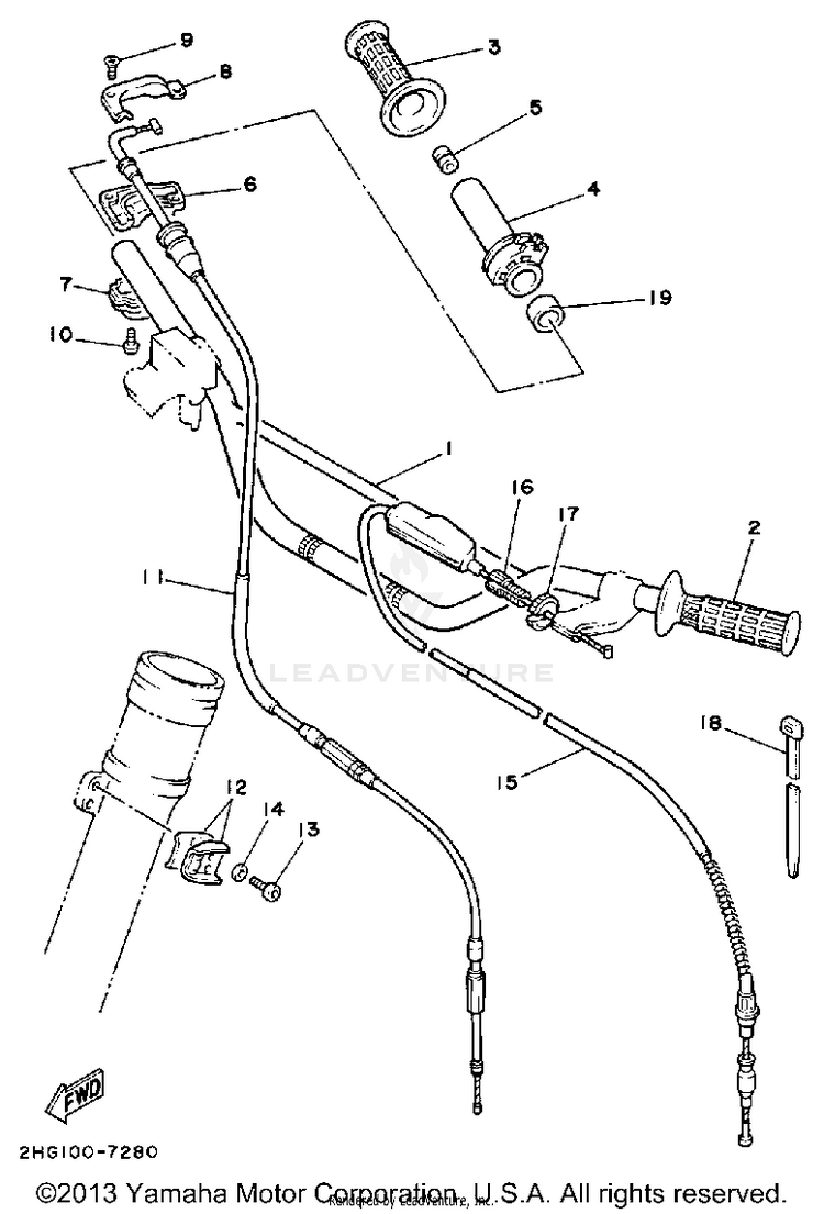 Handlebar-Cable Schematic