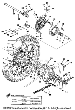 Rear Wheel Schematic