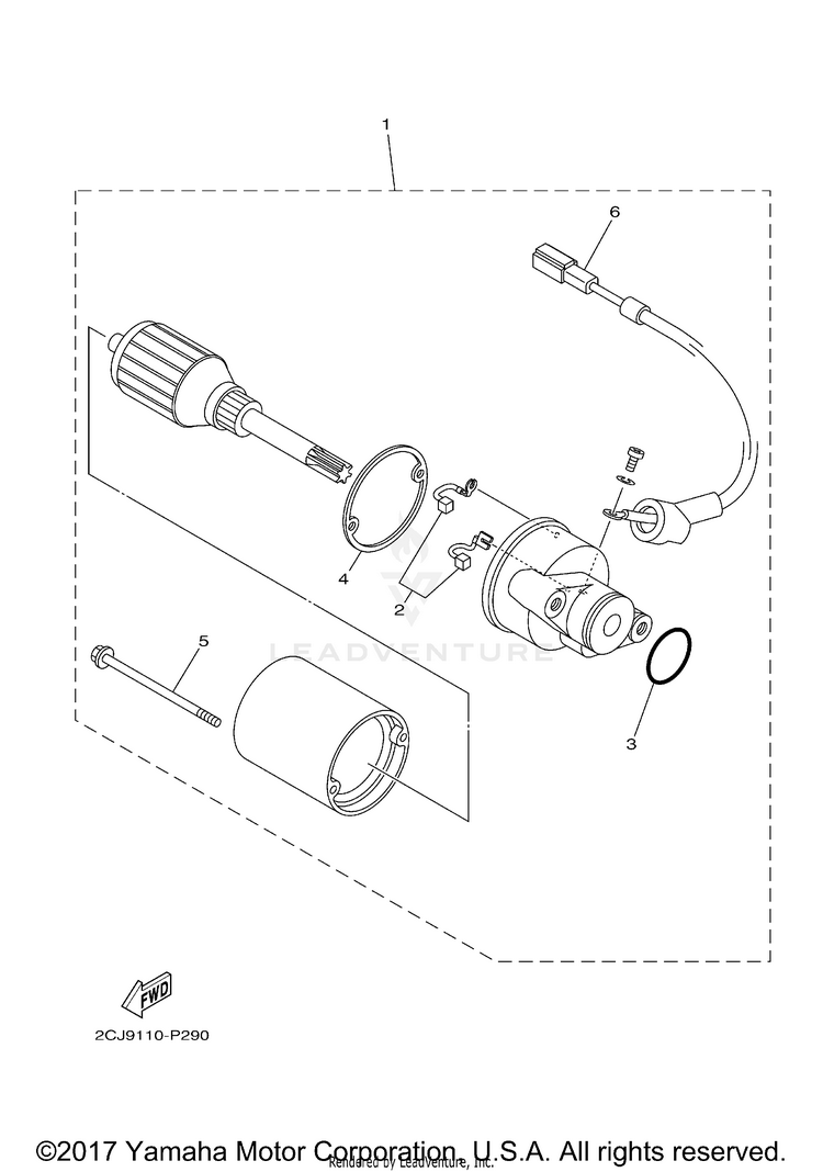 Starting Motor Schematic