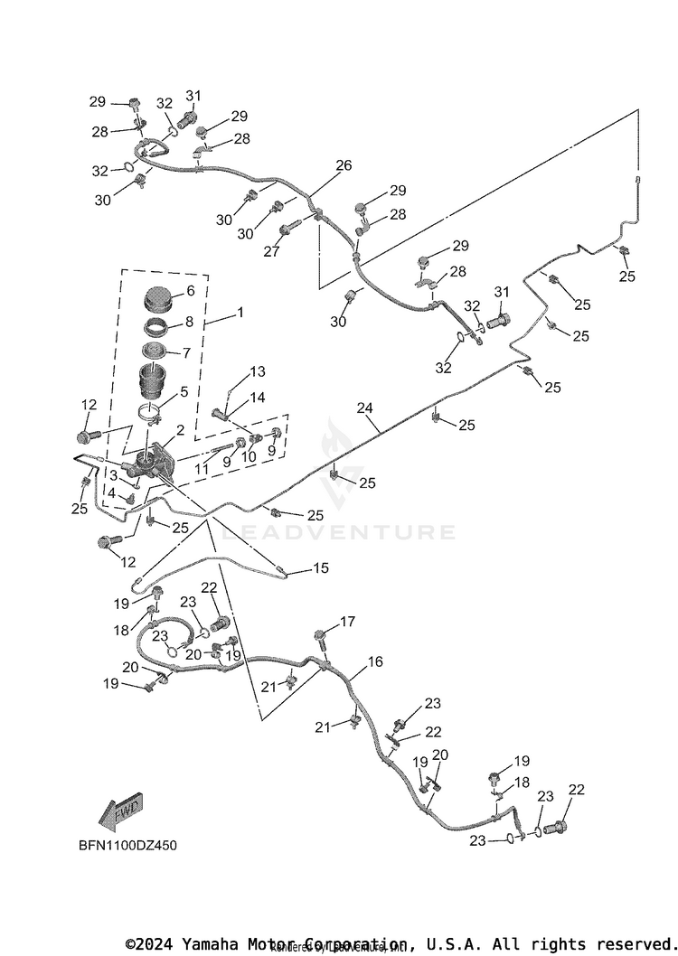 Master Cylinder Schematic