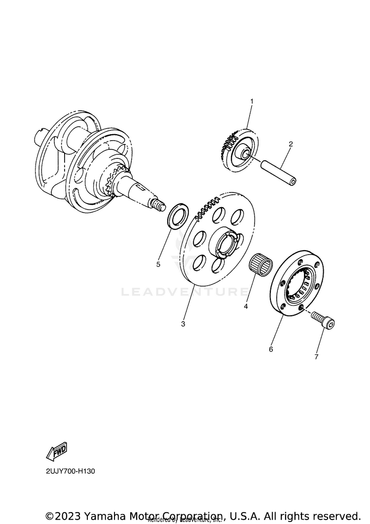 Starter Clutch Schematic