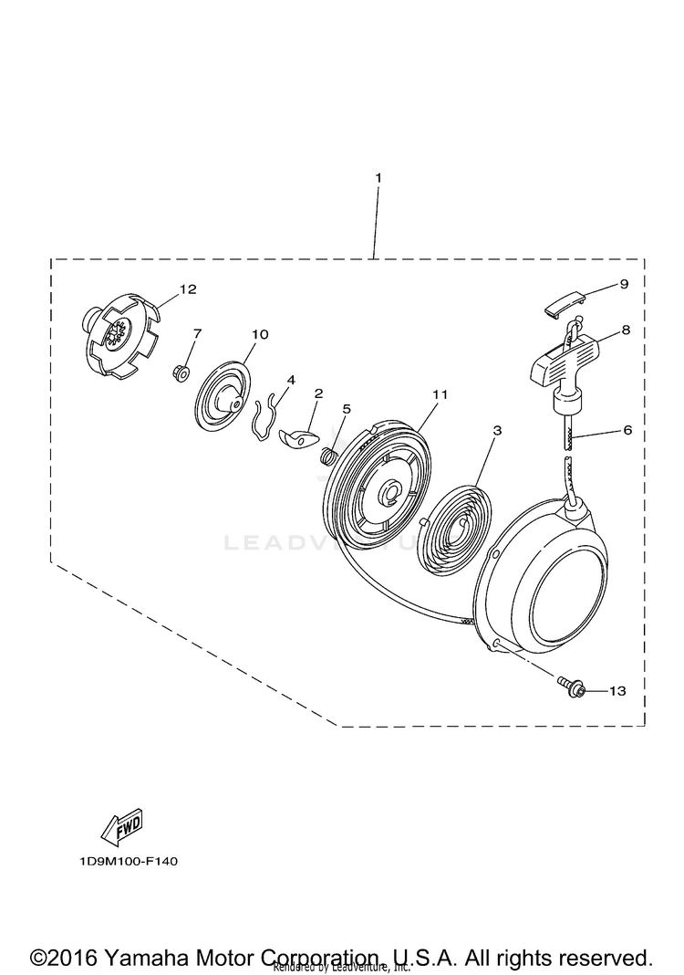Alternate For Engine GRIZZLY 450 4WD - YFM45FGAGR - 2011 Schematic