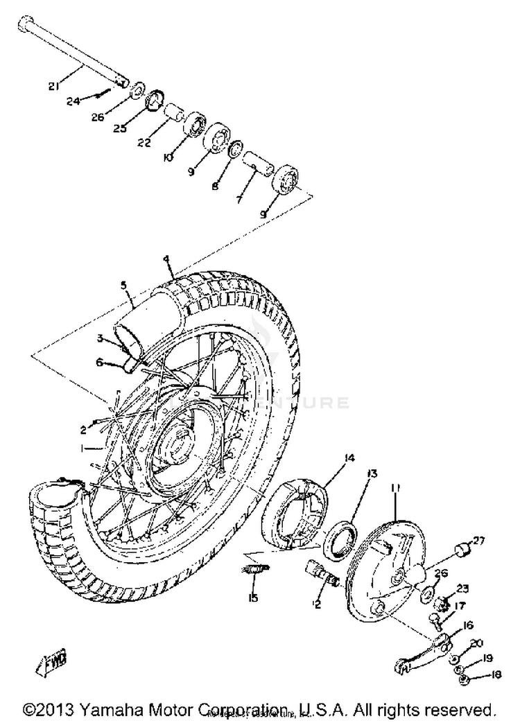 Front Wheel Schematic