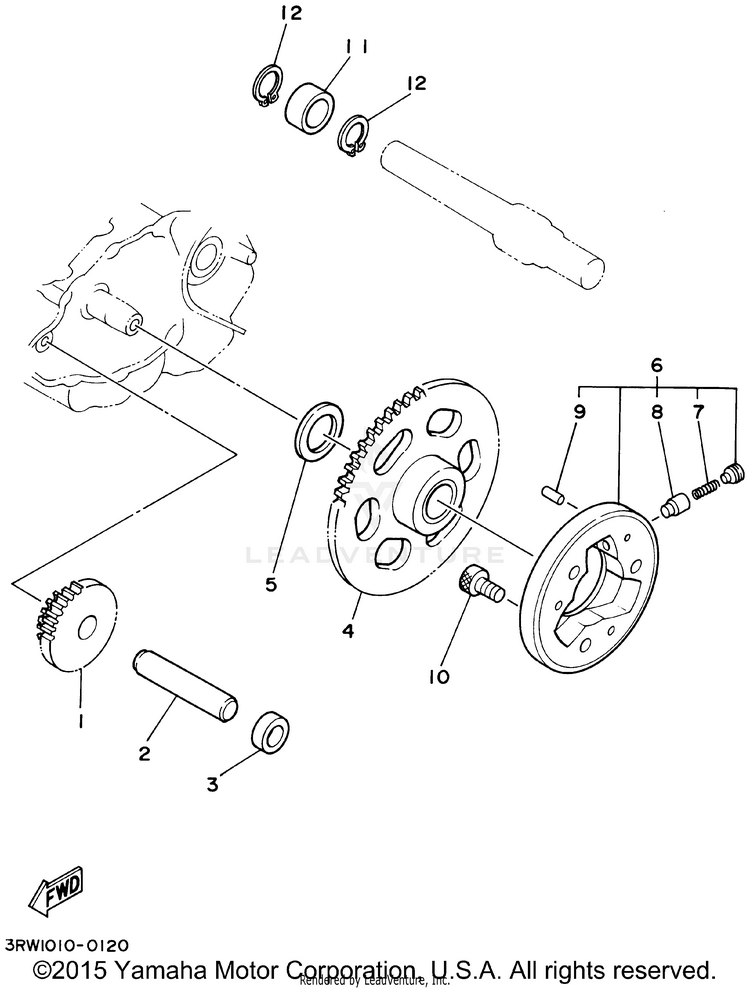 Starter Clutch Schematic