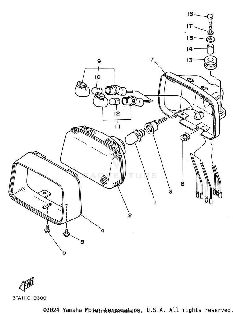 Headlight Schematic