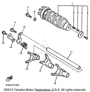 Shift Cam-fork Schematic